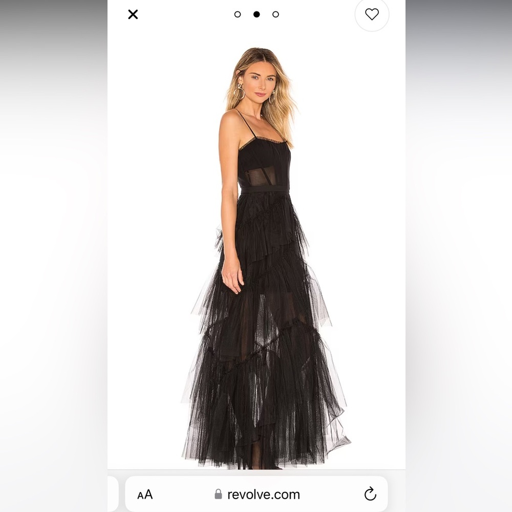 BCBG MaxAzria Corset Tulle Gown